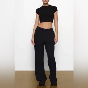 SKIMS Boyfriend Cotton Fleece sweatpants